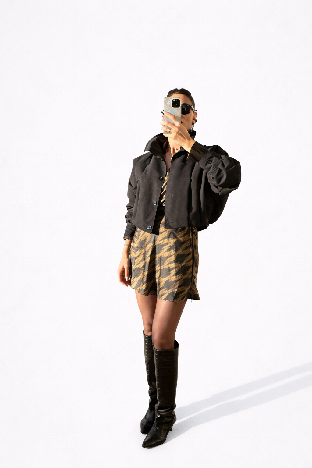 Veste noire épaulettes