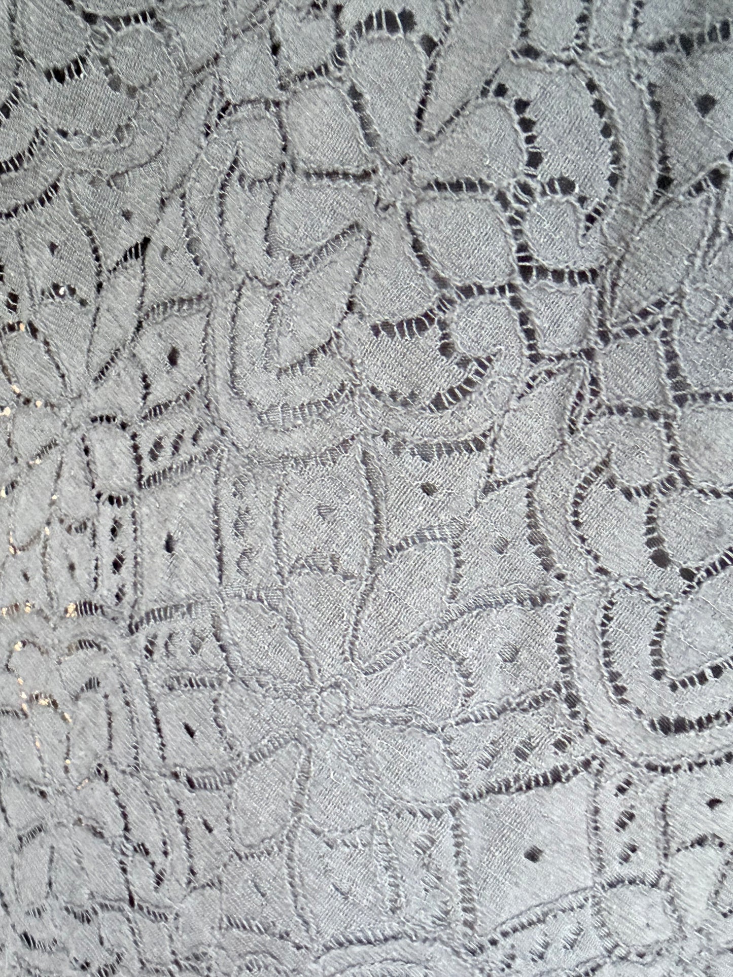 Jupe longue dentelle, doublée